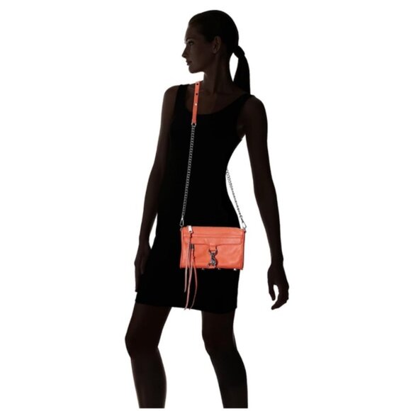 Rebecca Minkoff Mini M.A.C. Crossbody Bag Pale Coral - Picture 10 of 11